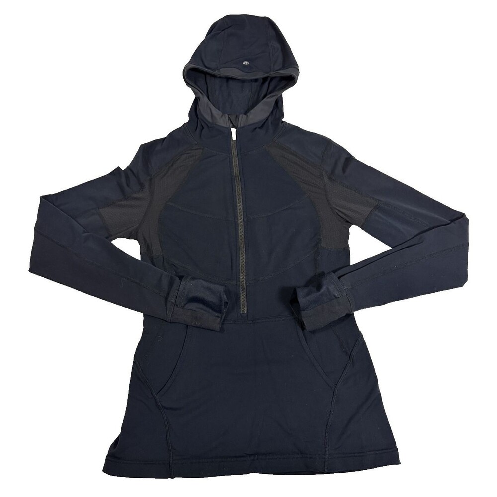 Lululemon Turn Around Rulu Hoodie Women's 4 Half Zip Thumbholes Running